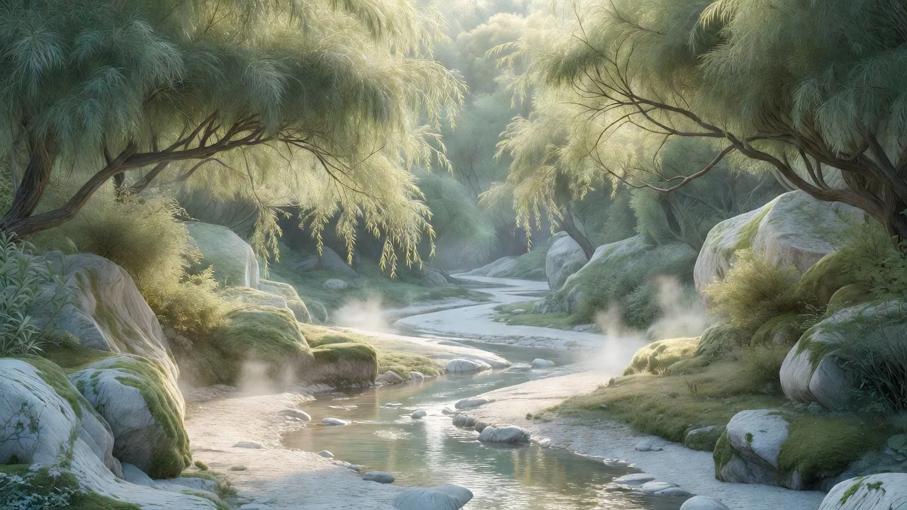木陰の清流